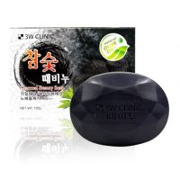 Мыло с углем 3W Clinic Charcoal Beauty Soap, 120 гр