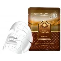 Тканевая маска для лица с экстрактом плаценты 3W Clinic Fresh Placenta Mask Sheet, 23 мл