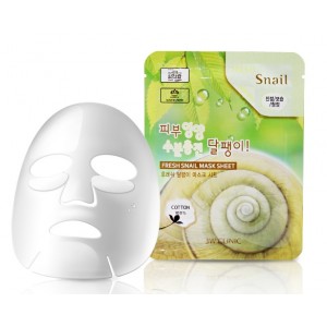 Маска тканевая для лица с муцином улитки 3W Clinic Fresh Snail Mask Sheet, 23 мл
