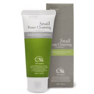 Пенка для умывания "Улиточный муцин" 3W Clinic Snail Foam Cleansing, 100 мл