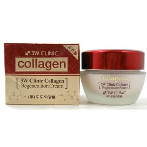 Регенерирующий крем для лица с коллагеном 3W Clinic Collagen Regeneration Cream, 60 мл