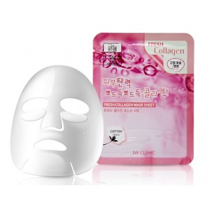 Тканевая маска с коллагеном 3W Clinic Fresh Collagen Mask Sheet, 23 мл