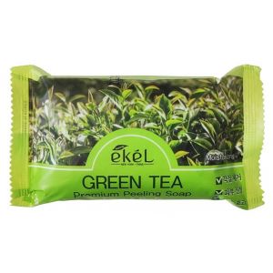 Мыло-скраб для лица и тела Зеленый чай Ekel Premium Peeling Soap Green Tea, 150 гр