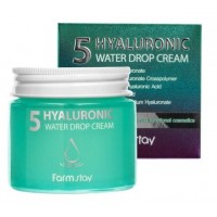 Крем для лица с 5 видами гиалуроновой кислоты Farmstay Hyaluronic 5 Water Drop Cream, 80 мл