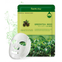 Маска с экстрактом семян зеленого чая FarmStay Visible Difference Mask Sheet Green Tea Seed, 23 мл