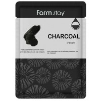 Маска с древесным углем FarmStay Visible Difference Mask Sheet Charcoal, 23 мл
