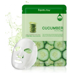 Маска с экстрактом огурца FarmStay Visible Difference Mask Sheet Cucumber, 23 мл