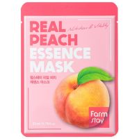 Маска тканевая Персик FarmStay Real Peach Essence Mask, 23 мл