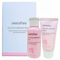 Набор мини версий для яркости кожи с экстрактом цветов вишни Innisfree Jeju Cherry Blossom Duo Kit 50мл+30мл