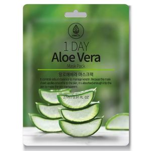 Тканевая маска с экстрактом алоэ Med B. 1 Day Aloe Vera Mask Pack, 27 мл