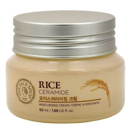 Крем увлажняющий с рисом и керамидами The Face Shop Rice Ceramide Moisturizing Cream, 50 мл