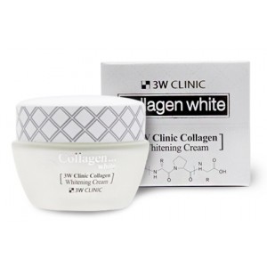 Восстанавливающий крем для лица с коллагеном 3W Clinic Collagen Whitening Cream, 60 мл