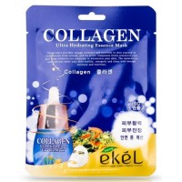 Маска для лица тканевая Коллаген Ekel Collagen Ultra Hydrating Essence Mask, 25 мл