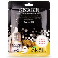 Маска для лица тканевая Змея Ekel Snake Ultra Hydrating Essence Mask, 25 мл