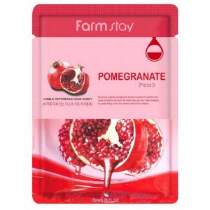 Маска для лица с экстрактом граната FarmStay Visible Difference Mask Sheet Pomegranate, 23 мл
