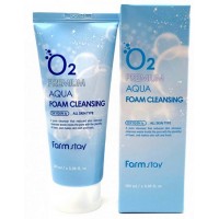 Пенка кислородная FarmStay O2 Premium Aqua Foam Cleansing, 100 мл