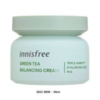 Увлажняющий балансирующий крем с экстрактом зеленого чая Innisfree Green Tea Balancing Cream, 50 мл