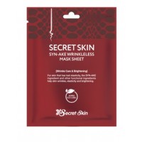Маска тканевая со змеиным ядом Secret Skin Syn‐Ake Wrinkleless Mask Sheet, 20 мл